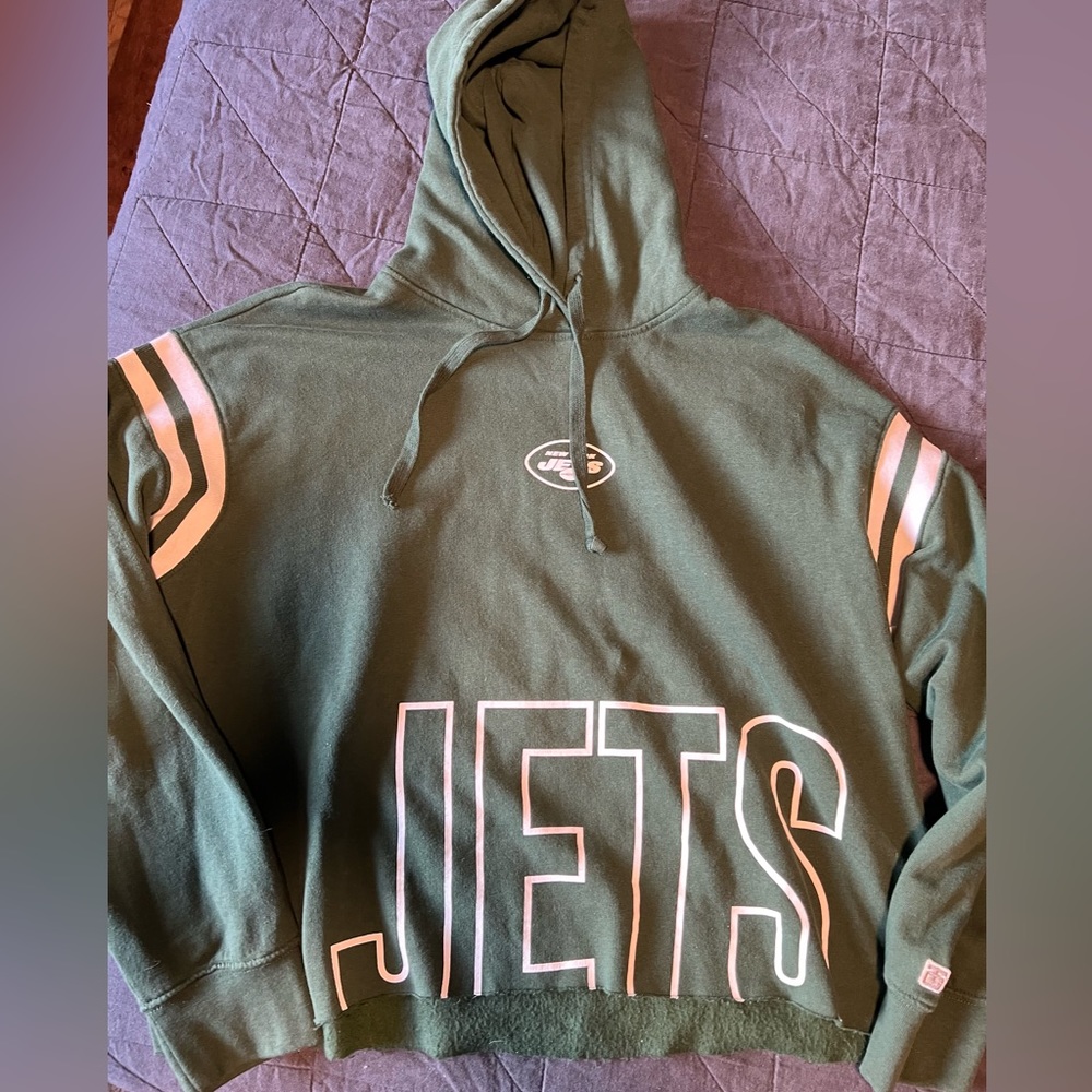 NY Jets cropped hoodie